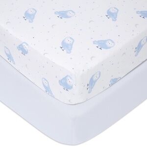 aden + anais Essentials Classic Crib Sheets 2 pack 100% Cotton Owl Time To Dream